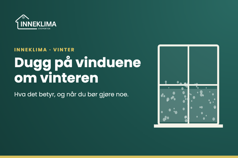 Dugg på vinduene om vinteren – hva betyr det, og når bør du gjøre noe?