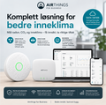 Airthings for Business – Startsett med Space Plus, Hub og abonnement