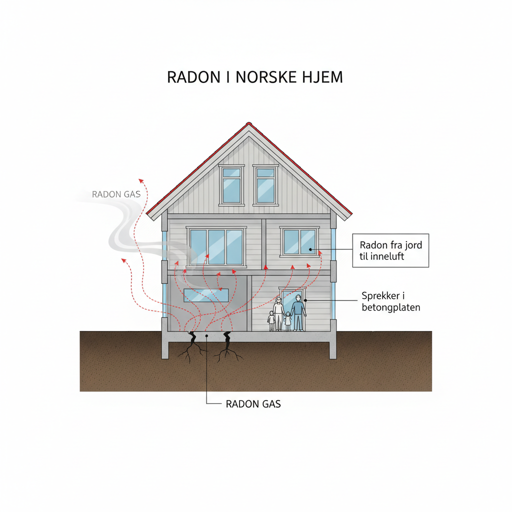 Plate på mark og radon – hvorfor er det et problem og hva er løsningen?