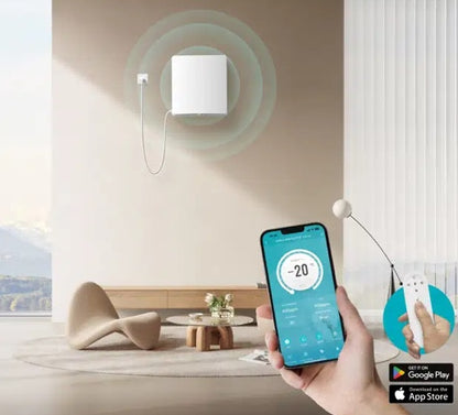 Romventilator - Arida Venti 160 WiFi stille - Hvit