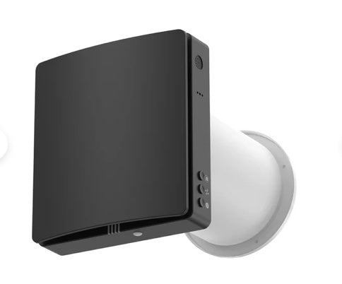Romventilator - Arida Venti 160 WiFi stille - Hvit/ sort