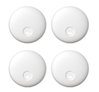 Airthings Space CO₂ Mini 4-pack – fire kompakte inneklimamålere for CO₂, temperatur og luftfuktighet. Modell 311 (EU). For kontorer, klasserom og næringsbygg.
