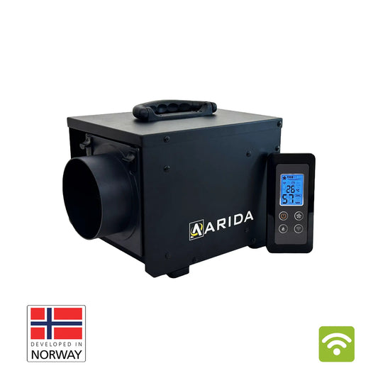 Arida Pro S13 WiFi luftavfukter med HEPA-filter
