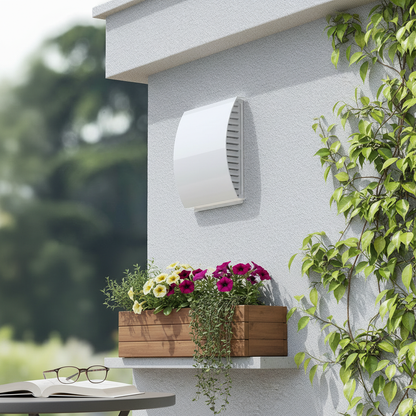 Miniventilasjon utvendig veggrist – 1:1
