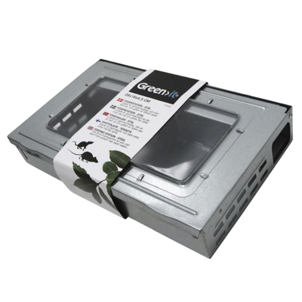 Musefelle for levende fangst i galvanisert stål